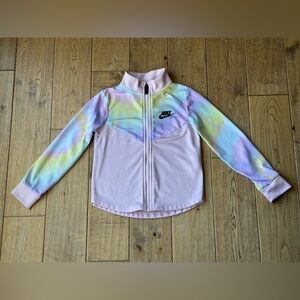 Nike Pink Tie-dye Track Jacket size 6